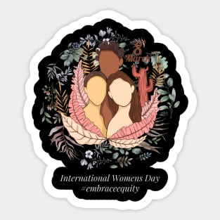 embrace equity international women's day 2023 Sticker